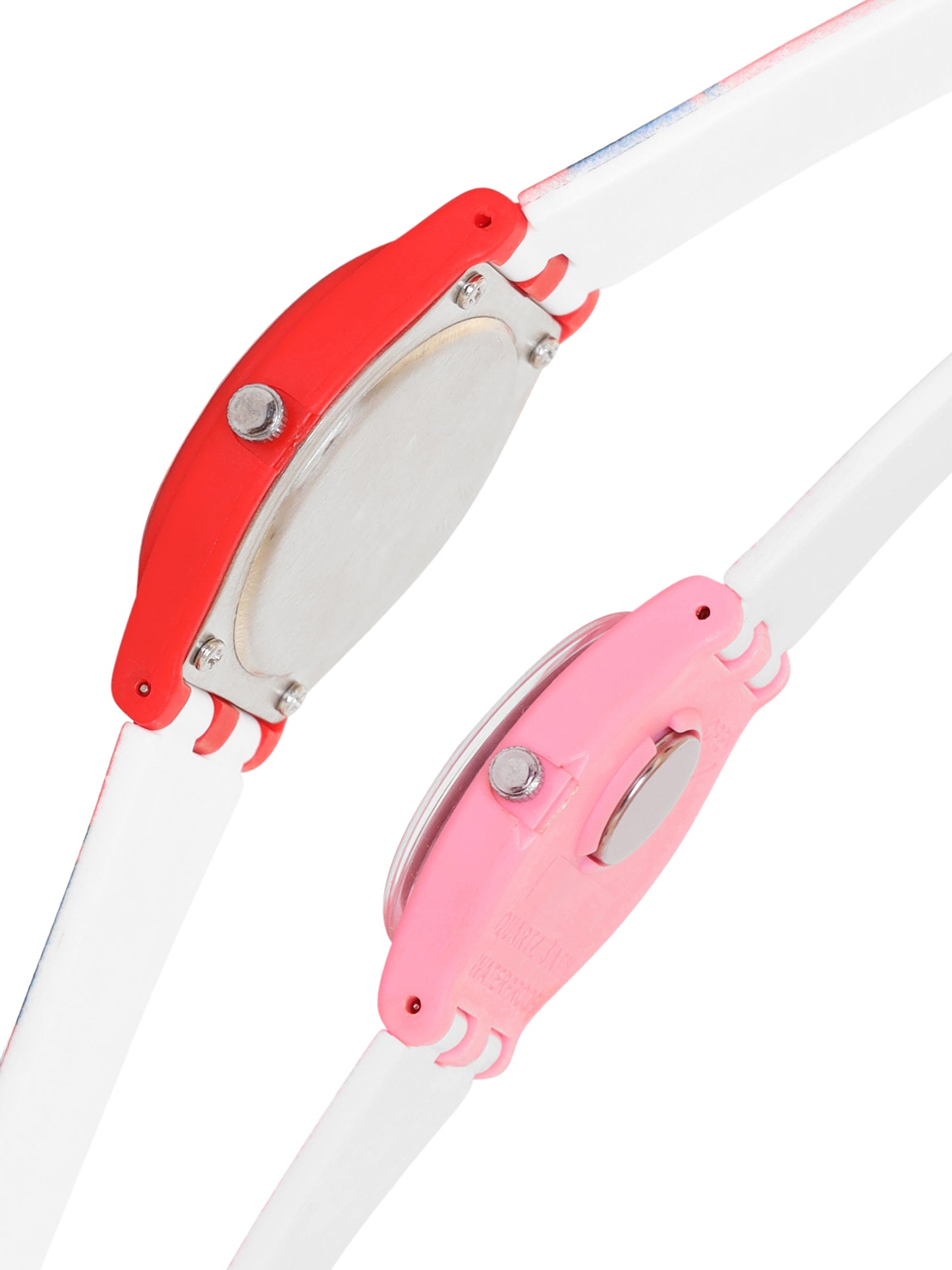 Kids’ Combo Pack Analog Watches – Red Basketball Theme & Pink Unicorn Fantasy - JJ119117
