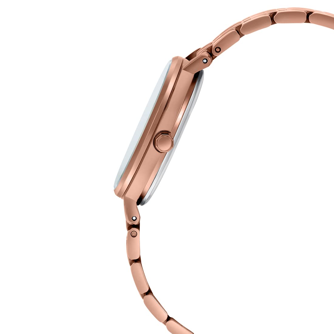 Women Stainless Steel Analog Blue Dial Watch-She-4541Pg-2Audf, Band Color-Rose Gold