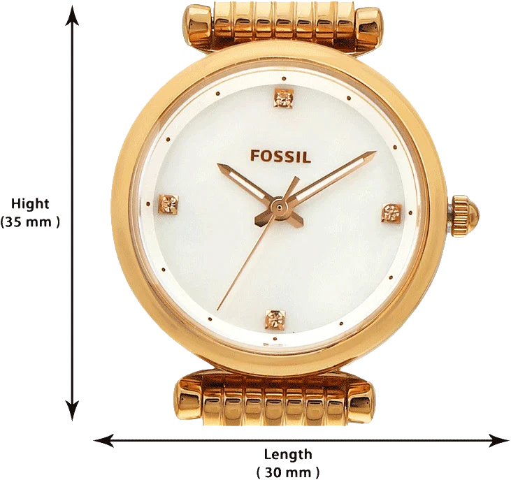 Carlie Analog White Dial Women's Watch-ES4429