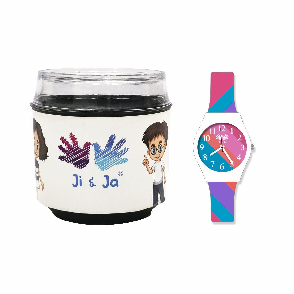 Kids Analog Watch Pastel Colour Dial  And strap