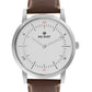 Men's Brown Leather Strap Watch BSM002A