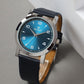 Men’s Classic Blue Dial with Blue Leather Strap Analog Watch - BSM005A