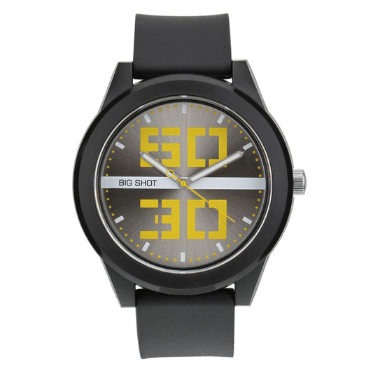 Men’s Grey Dial with Black Strap Analog Watch - BSM020C