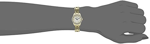 Seiko Stainless Steel Analog Gold Dial Women Watch-Srz386P1, Bandcolor-Gold