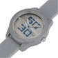 Men’s Grey Dial with Grey Silicone Strap Analog Watch - BSM020A
