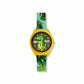 Kids Analog Watch Dino Jungle Print Strap with Green Dial & Dino Print