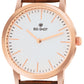 Men's Croco Brown Leather Strap Watch BSM001D