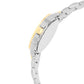 Women's Two Tone Gold Silver Bling, Silver Dial, Two Tone Gold Silver Diamond studded Solid Link Bracelet Watch LWWI106F