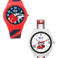 Kids’ Combo Pack Analog Watches – Basketball Theme & Racing Car Design - JJ113119
