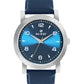 Men’s Classic Blue Dial with Blue Leather Strap Analog Watch - BSM005A