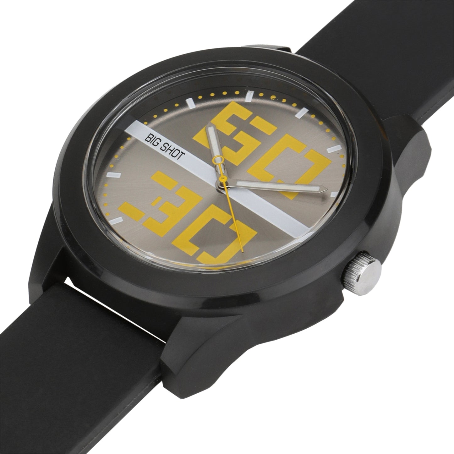 Men’s Grey Dial with Black Strap Analog Watch - BSM020C