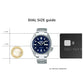 Analog Blue Dial Clear Band Men's Stainless Steel Watch-SRPE53K1