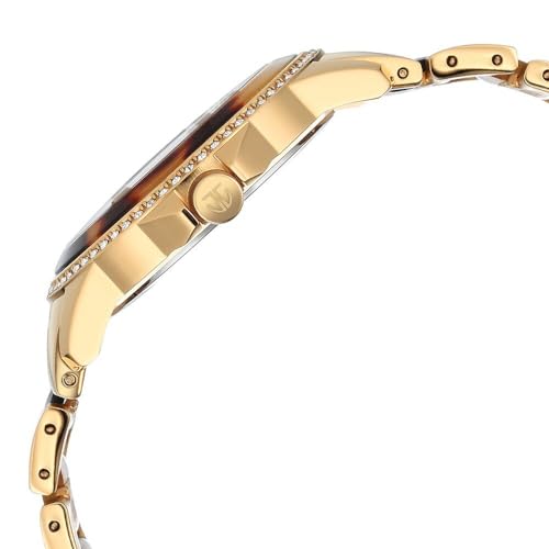 Analog Brown Dial Women's Casual Watch, Band Color-Yellow