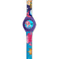 Kids Analog Watch Mermaid Ocean Print Strap with Blue Dial Mermaid