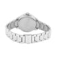 Women's Silver Bling, Blue Dial, Silver Diamond studded Solid Link Bracelet Watch  LWWI106C