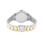 Women's Two Tone Gold Silver Bling, Silver Dial, Two Tone Gold Silver Diamond studded Solid Link Bracelet Watch LWWI106F