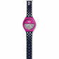 Kids Analog Watch Denim Blue Strap with Purple Dial, Water Proof for Daily Wear