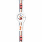 Kids Analog Watch Car Racing White Strap with White Dial And Smart Red Car