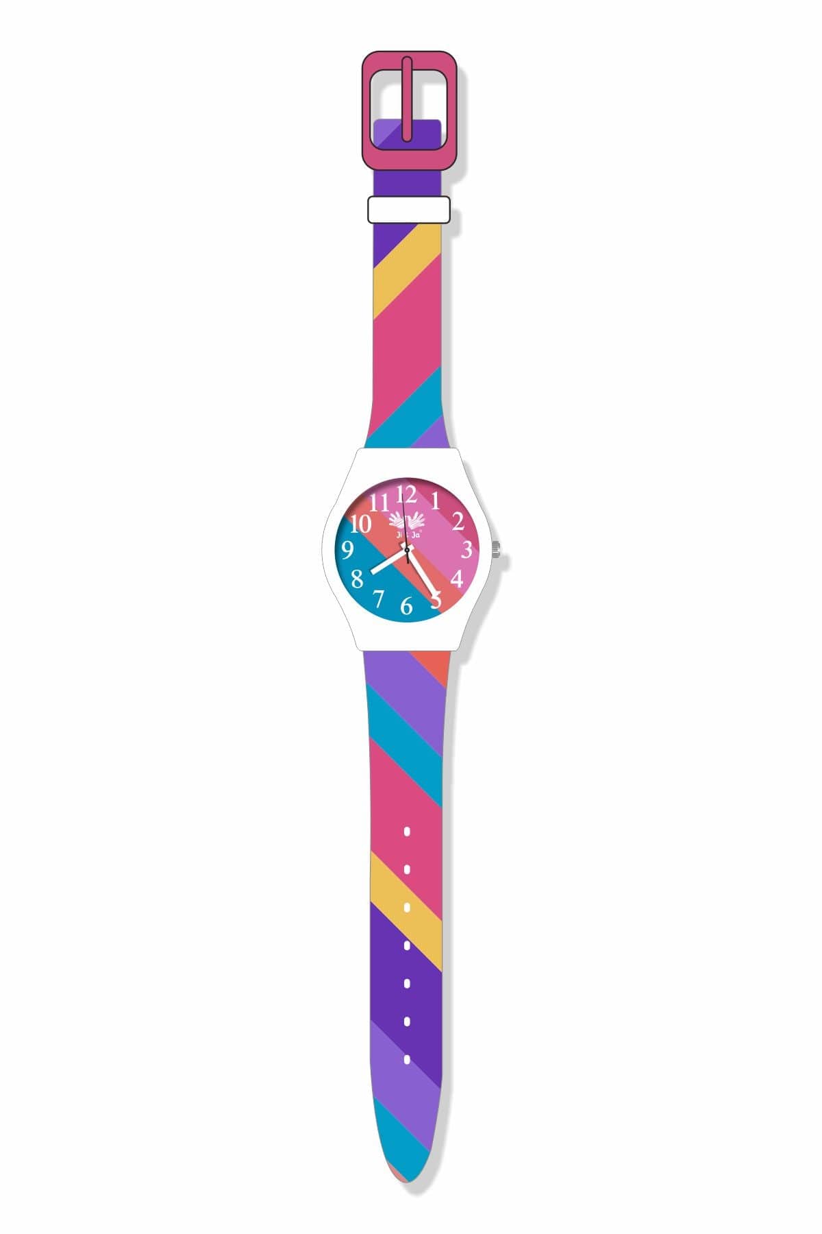 Kids Analog Watch Pastel Colour Dial  And strap