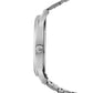 Men’s Analog Watch – Silver Roman Dial with Stainless Steel Strap - ELFM002E