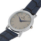 Men’s Beige Dial with Blue Leather Strap Analog Watch - BSM015A