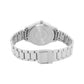Women’s Silver Bracelet Watch with Crystal Bezel & Green Sunray Dial - D001A