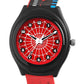 Kids’ Red Spider Web Theme Analog Watch with Silicone Strap - JJ215