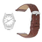 Quick Release 20 mm Brown Genuine Leather Strap for Analog & Smart Watches