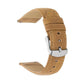 Quick Release 22 mm Tan Vegan Leather Strap for Analog & Smart Watches
