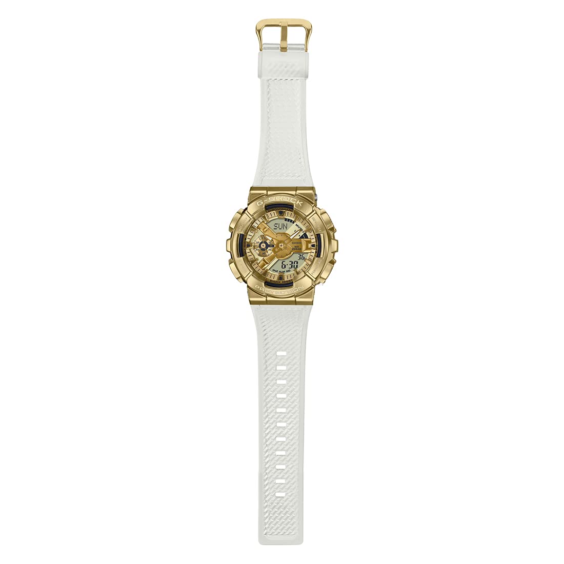 Analog-Digital Gold Dial Men's Watch-GM-110SG-9ADR