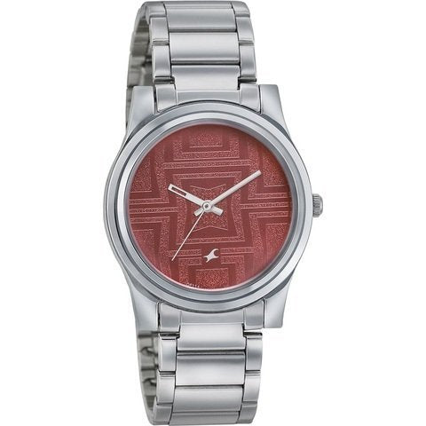 Analog Pink Dial Women's Watch - 6046SM02J