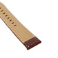 Quick Release 22 mm Brown Genuine Leather Strap for Analog & Smart Watches