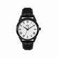 Black Analog Black Croco Leather Strap Watch for Men ELFM001C