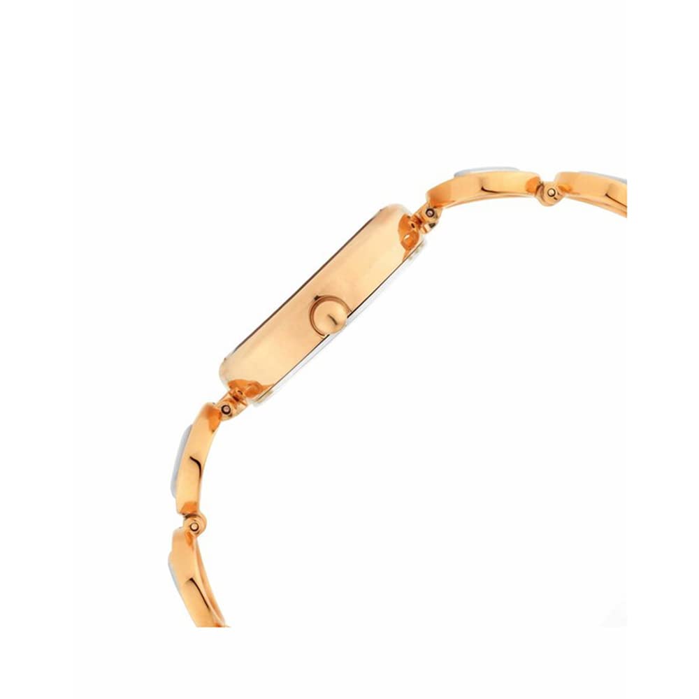 Metal Rose Gold Dial Analog Watch for Women -Nr2644Km02, Band Color-Rose Gold by Titan