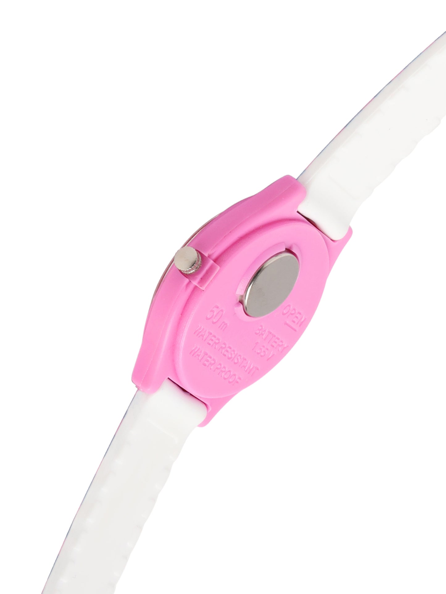 Kids’ Pink Analog Watch with Toucan Dial & Wavy Strap Design - JJ241
