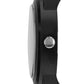 Men’s Black Dial Analog Watch with Golden Numerals & Black Silicone Strap - BSM021A