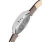 Men’s Brown Dial Analog Watch with Dark Brown Leather Strap - BSM004A