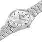 Men’s Analog Watch – Silver Roman Dial with Stainless Steel Strap - ELFM002E