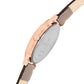 Men’s Brown Dial with Brown Leather Strap Analog Watch - BSM003E