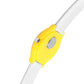 Kids’ Yellow Emoji Dial Analog Watch with Lightning Bolt Strap - JJ243