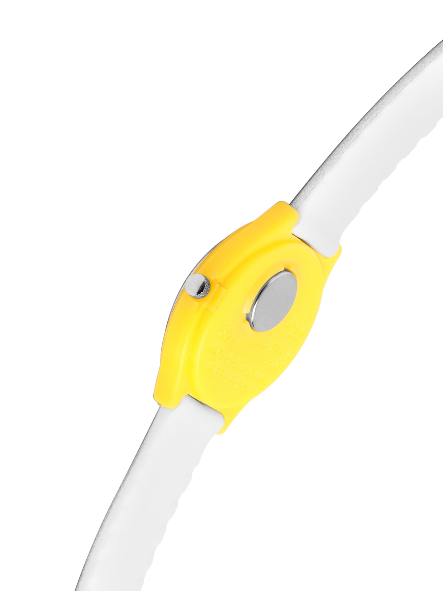 Kids’ Yellow Emoji Dial Analog Watch with Lightning Bolt Strap - JJ243