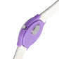 Kids’ Purple Analog Watch with Black Dial & Rainbow Stripe Strap - JJ242
