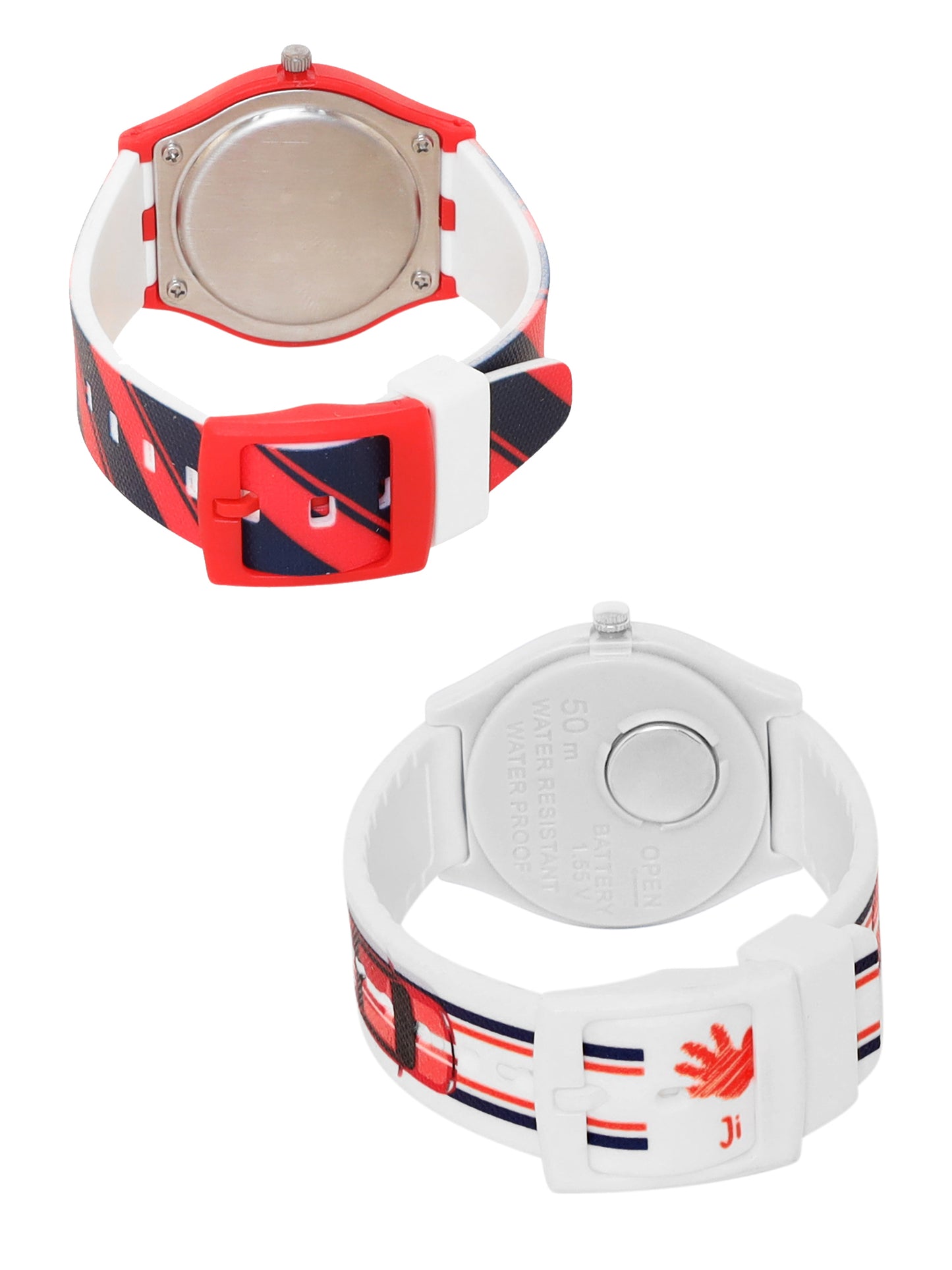 Kids’ Combo Pack Analog Watches – Basketball Theme & Racing Car Design - JJ113119