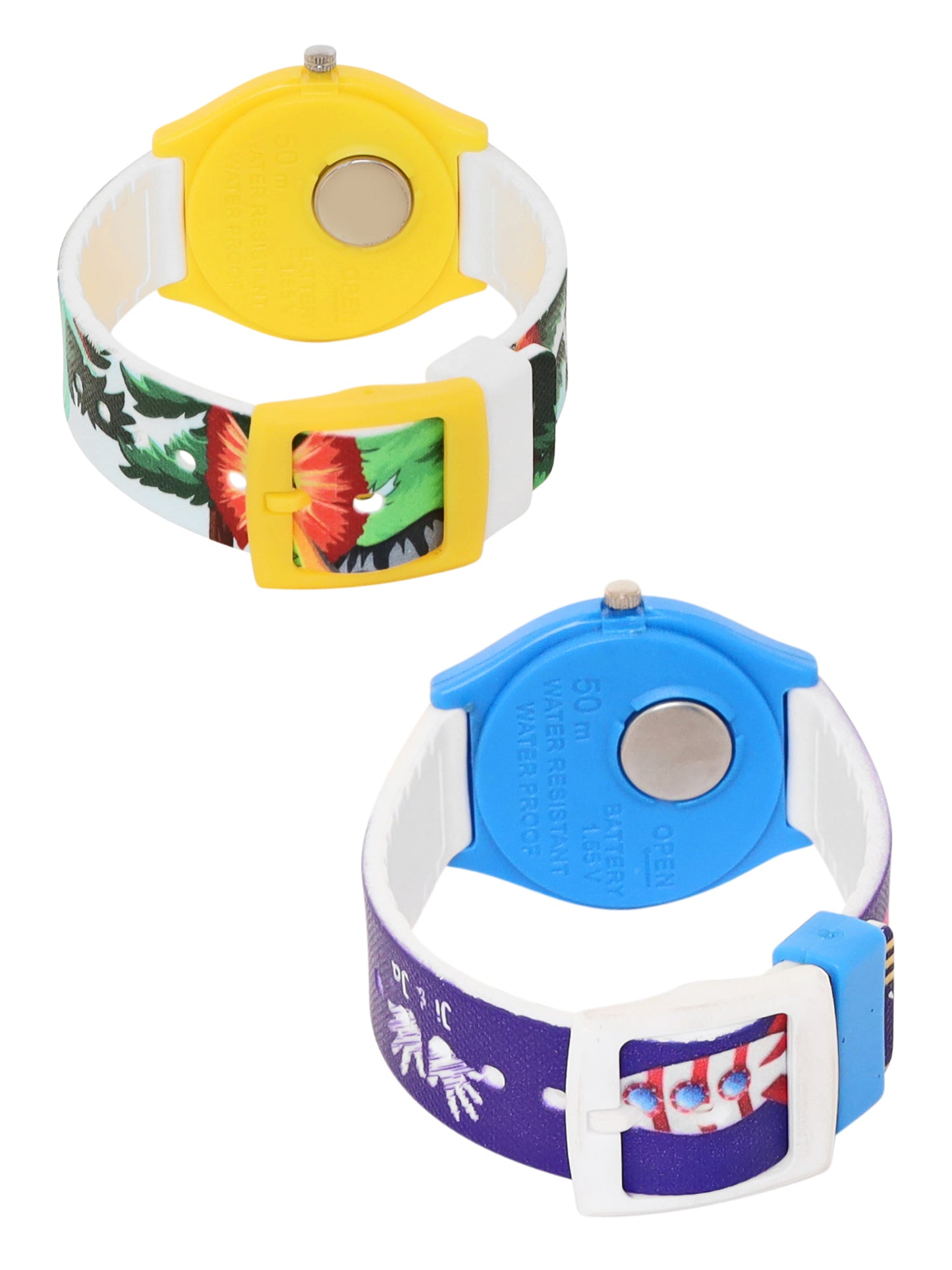 Kids’ Combo Pack Analog Watches – Astronaut Rocket Theme & Dinosaur Design - JJ115120