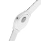 Kids’ White Dial Analog Watch with Geometric Silicone Strap - JJ205