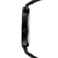 Sleek All Black Analog Black Leather Strap Watch for Men ELFM003B