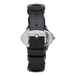 Analog Watch Women Leather Silver Dial -Np6004Sl08, Band Color-Black