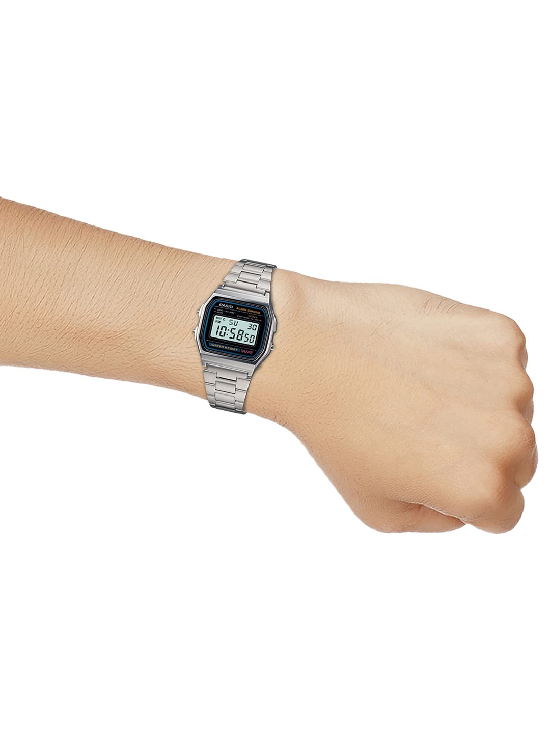 Vintage Series Digital Black Dial Unisex Watch - A-158WA-1Q(D011)