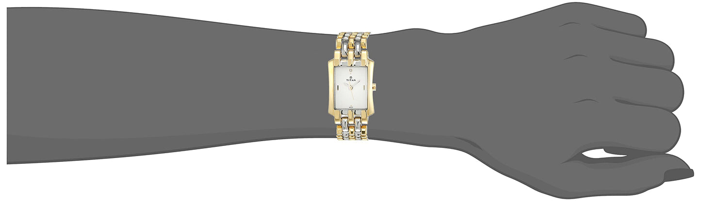 Analog White Dial Couple Watch-NL19272927BM01