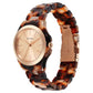 Analog Watch -95205Kp01, Band Color-Brown,Dial Color-Rose Gold